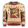 Funny Smoking Cat Meme Marlboro Christmas Ugly Sweater 2