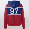 Giants Dexter Lawrence 97 Waffle Hoodie 3