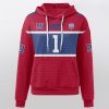 Giants Malik Nabers 1 Waffle Hoodie 2