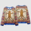 Gingerbread Man Anatomical Ugly Christmas Sweater