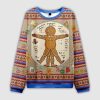 Gingerbread Man Anatomical Ugly Christmas Sweater 2