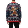 Gingerbread Man Japanese Samurai Ugly Christmas Sweater 2