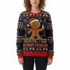 Gingerbread Men Have Many Problems Ugly Christmas Sweater 3