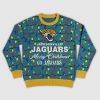 Go Jaguars Merry Christmas Lights Ugly Sweater