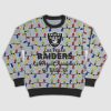 Go Raiders Merry Christmas Lights Ugly Sweater 2