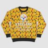Go Steelers Merry Christmas Lights Ugly Sweater
