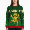 Grnch F Caw F Chicken Ugly Christmas Sweater 3