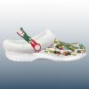 Grnch Grnchmas Bow Tie Christmas Fleece Crocs 2