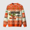 Grnch If You Don't Like Browns Merry Kissyass Ugly Christmas Sweater