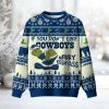 Grnch If You Don't Like Cowboys Merry Kissyass Ugly Christmas Sweater 2