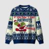 Grnch If You Don't Like Patriots Merry Kissyass Ugly Christmas Sweater