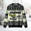 Grnch If You Don't Like Raiders Merry Kissyass Ugly Christmas Sweater 2