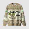 Grnch If You Don't Like Saints Merry Kissyass Ugly Christmas Sweater