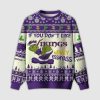 Grnch If You Don't Like Vikings Merry Kissyass Ugly Christmas Sweater