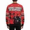 Here Comes Deadpool Ugly Christmas Sweater 2