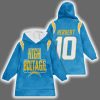 High Boltage J.H 10 Los Angeles Football Unisex Blanket Hoodie