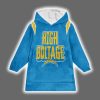 High Boltage JH 10 Los Angeles Football Unisex Blanket Hoodie 2