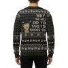 Home Alone Harry Lyme Why The Hell Did You Take Your Shoes Off Ugly Christmas Sweater 2
