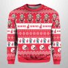Huskers Go Big Red Ugly Christmas Sweater 2