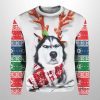 Husky Dog Ugly Christmas Sweater 2