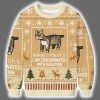 I Am Contaminated With Radiation Meme Ugly Christmas Sweater 2