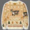 I Am Contaminated With Radiation Meme Ugly Christmas Sweater 3