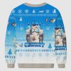 I Eat Cement Funny Cat Meme Ugly Christmas Sweater 3