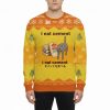 I Eat Cement Yellow Ugly Christmas Sweater