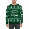 I Would Dropkick A Child For A Cigar Cigarette Ugly Christmas Sweater