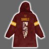 JD 5 Washington Football Unisex Blanket Hoodie 3