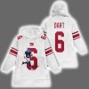 J.D 6 New York Football Unisex Blanket Hoodie