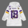JJ 18 Minnesota Football Unisex Blanket Hoodie 2