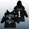 Jalen Hurts 1 Go Birds Eagles Unisex Blanket Hoodie