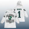 Jalen Hurts 1 Go Birds Eagles Unisex Blanket Hoodie 2