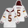 Jayden Daniels 5 Washington Football Unisex Blanket Hoodie