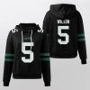 Jets Garrett Wilson 5 Waffle Hoodie 2