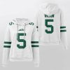 Jets Garrett Wilson 5 Waffle Hoodie 3