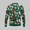 Jets Santa Claus Snowman Ugly Christmas Sweater