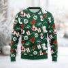 Jets Santa Claus Snowman Ugly Christmas Sweater 2