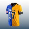 Josh Allen 17 Bills x Wyoming 2025 Jersey 2