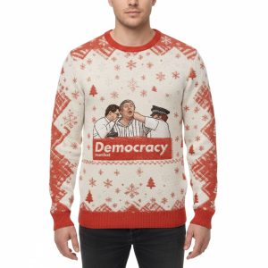 This Is Democracy Manifest Ugly Christmas Sweater