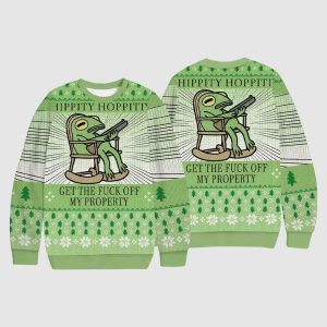 Frog Hippity Hoppity Ugly Christmas Sweater