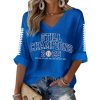 LA Dodgers Still Champions 2025 Print Waffle Long Sleeve Shirt