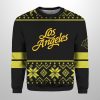 LA Rams 2025 Rivalries Midnight Mode Ugly Christmas Sweater 2