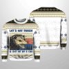 Let's Eat Trash & Get Hit By A Car Opossum Ugly Christmas Sweater