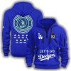 Let's Go Dodgers World Series 2025 9x Champions Quarter Zip Hoodie