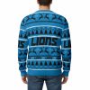 Lions Santa All I Want For Christmas Is SB Ugly Christmas Sweater 2