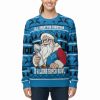 Lions Santa All I Want For Christmas Is SB Ugly Christmas Sweater 3