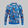 Lions Santa Claus Snowman Ugly Christmas Sweater