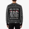 Look At Me Being All Festive Sht Funny Skeleton Ugly Christmas Sweater 2